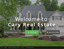 Tablet Screenshot of caryrealestate.com